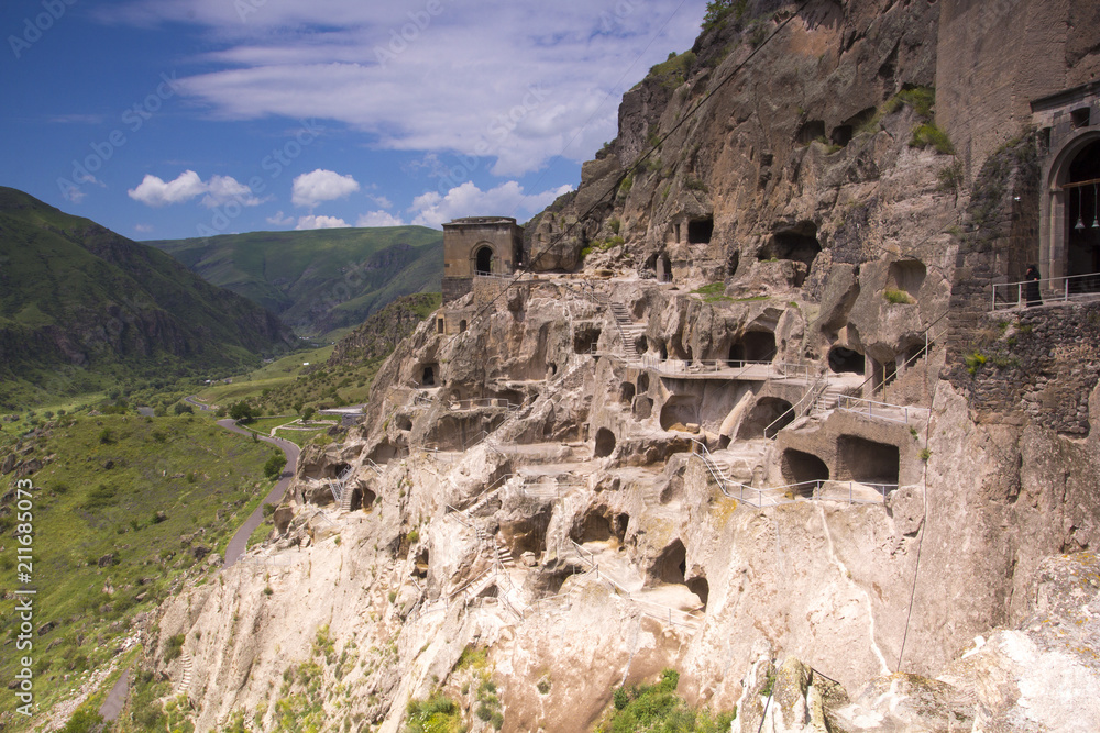 Vardzia cave monastery complex. Georgia