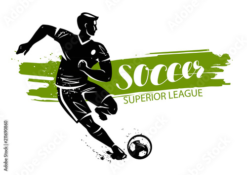 Soccer banner. Sport concept. Vector illustration