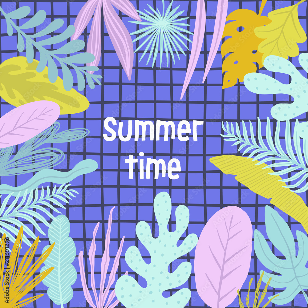 Summer time illustration.