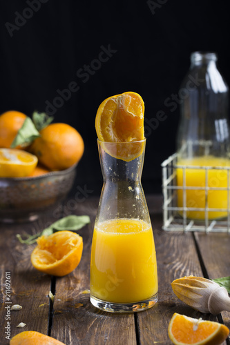 Homemade orange juice