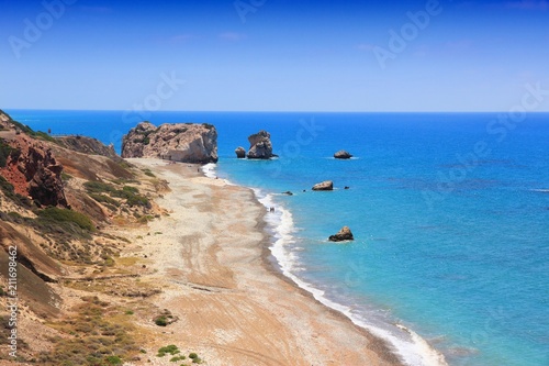 Cyprus Aphrodites Rock photo