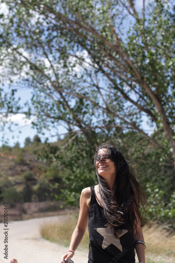 beautiful woman on the mountain beautiful woman on the mountain