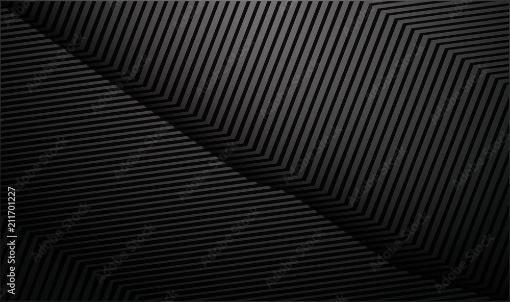 Gradient dark background with diagonal stripes. Lighting beam. Vector Illustration. Gradient dark background with diagonal stripes. Lighting beam. Vector Illustration.