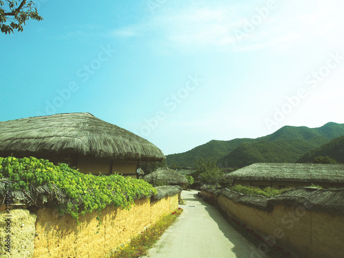 Hahoe Culture Village in Andong, South Korea photo