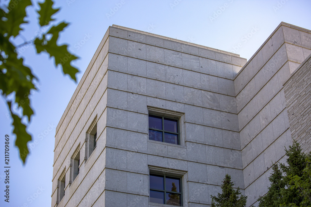 Fototapeta premium Detail architecture view in Salt Lake city