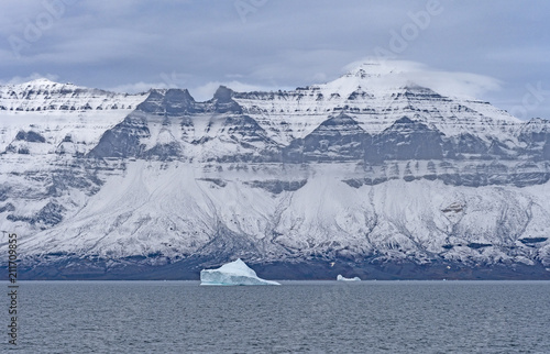 Dramatic Ridge on an ocean inlet