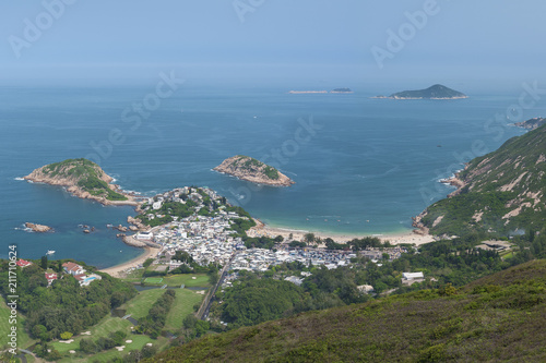 Canvas Print Idyllic landscape of Hong Kong