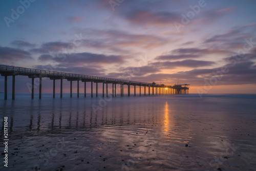 Scripps Pier at Sunset © Kerry Snelson