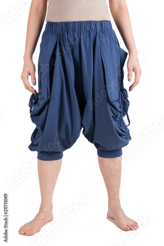 haram pants  isolated over white