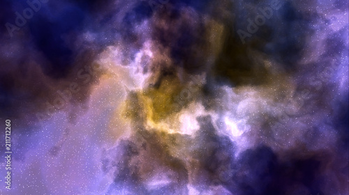 purple nebula cloud space background