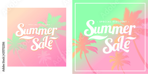 Summer Sale vector illustration