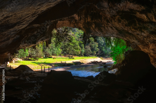 Tham Lod Cave Fototapeta