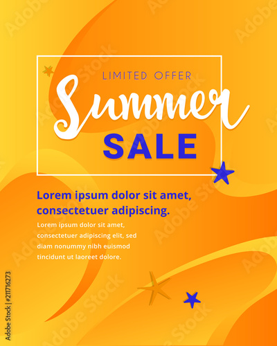 Summer Sale vector illustration