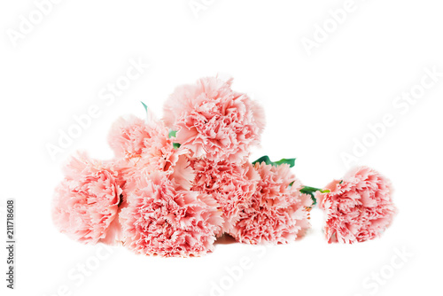 Bouquet of pink carnations