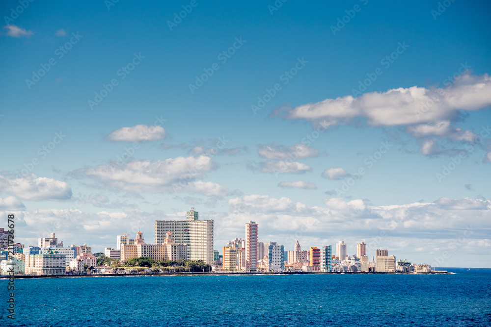 Havana waterfront buildings