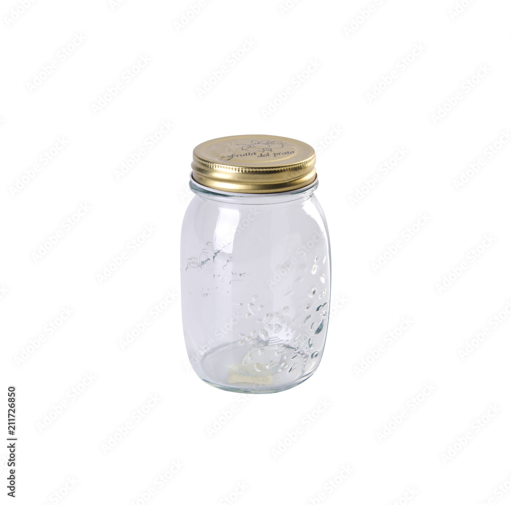 jar, food jar on white background jar, food jar on white background