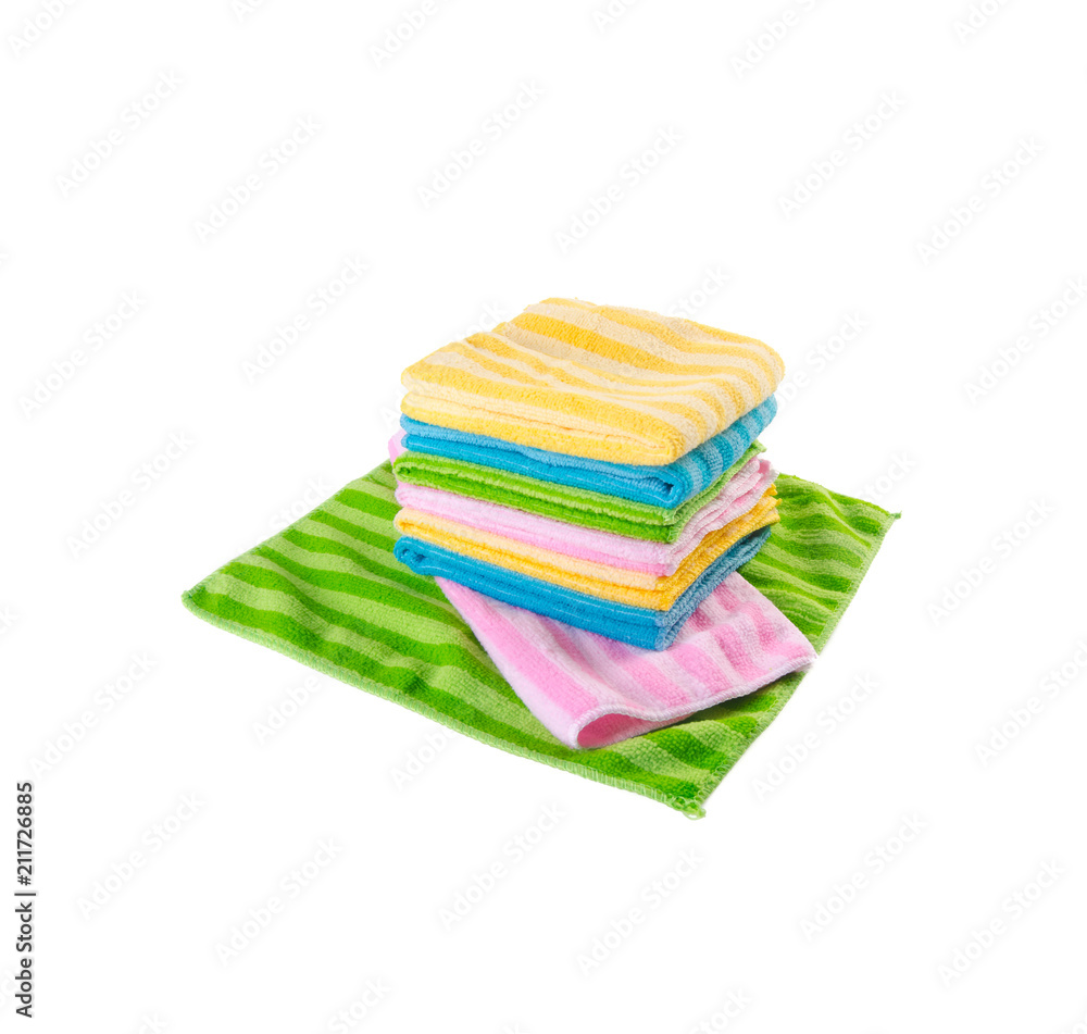 towel on a white background towel on a white background