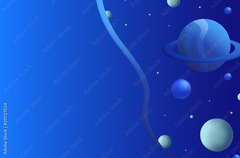 Fototapeta premium background with bright colors and space theme