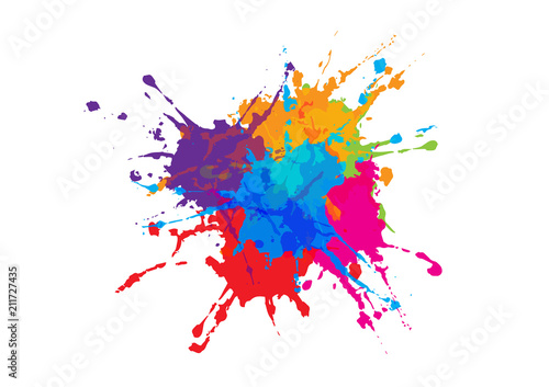 abstract splatter color design background. illustration vector design