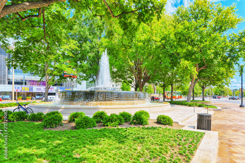 Washington, USA. 401 Constitution Ave NW,Andrew W. Mellon Memorial Fountain. photo