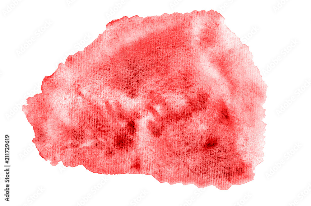 Fototapeta premium Abstract red watercolor background