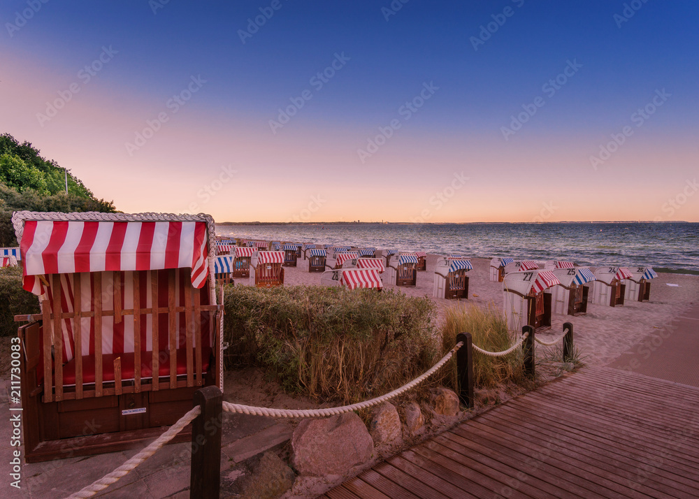 Obraz premium Strandkörbe
