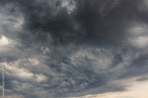 Black storm clouds.Concept atmospheric phenomena