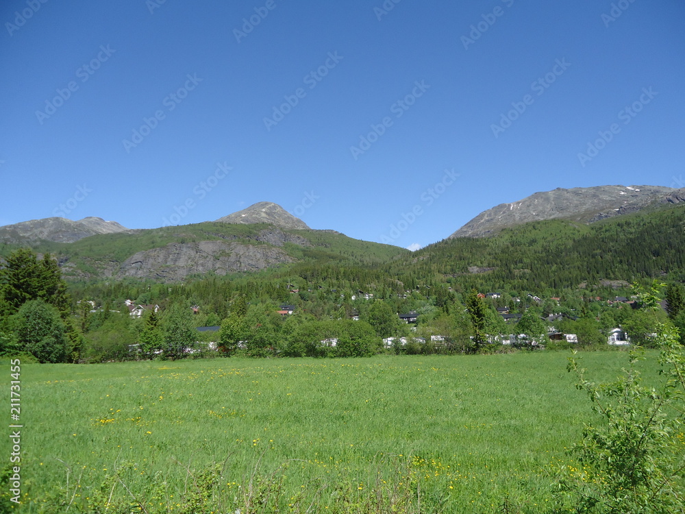 Landscape of HEMSEDAL NORWAY