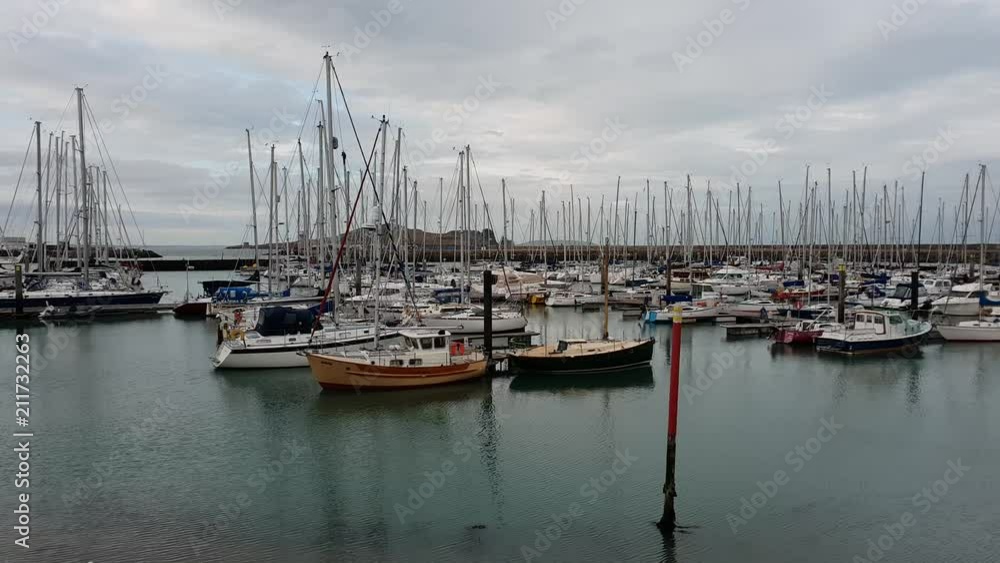 Howth Marina at the Irish sea - a beautiful landmark Howth Marina at the Irish sea - a beautiful landmark