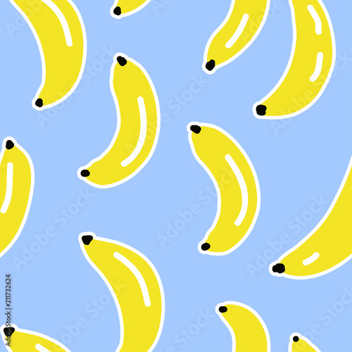 Seamless pattern with cherry in sketch style.