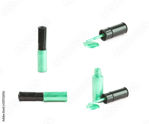 Bottle of nail polish isolated