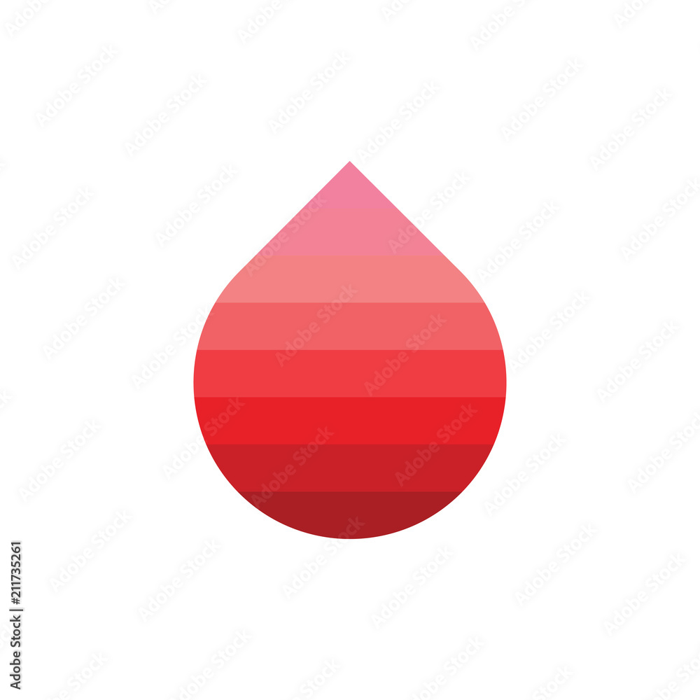 Obraz premium Blood Drop logo