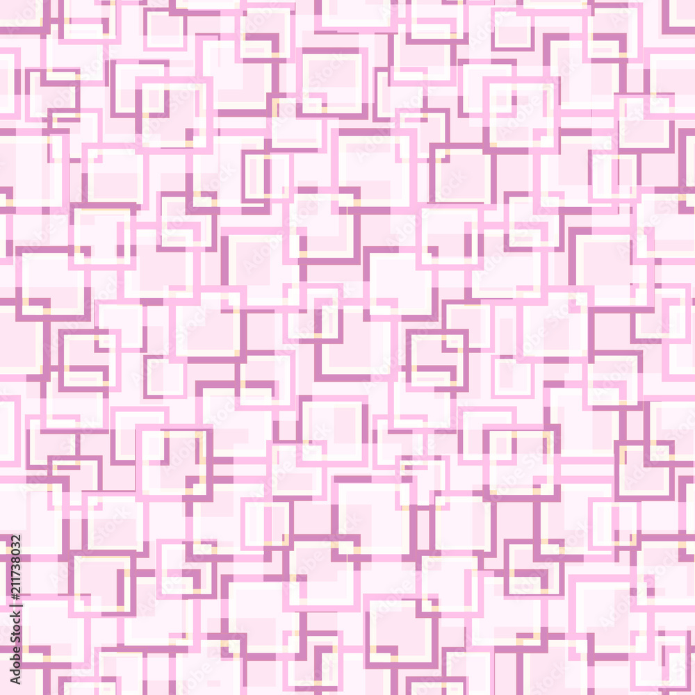 Abstract geometric background with squares. Colorful seamless pattern. Abstract geometric background with squares. Colorful seamless pattern.