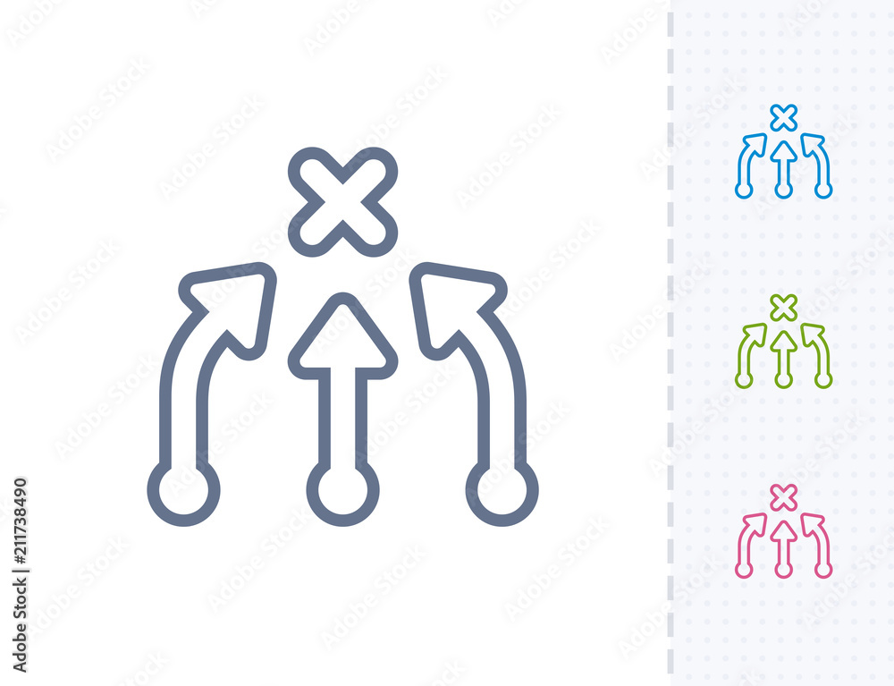 Obstacle Focus - Vibrant Stroke Icons . A professional, pixel-aligned icon Obstacle Focus - Vibrant Stroke Icons . A professional, pixel-aligned icon