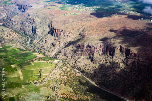 aerial view of the valley