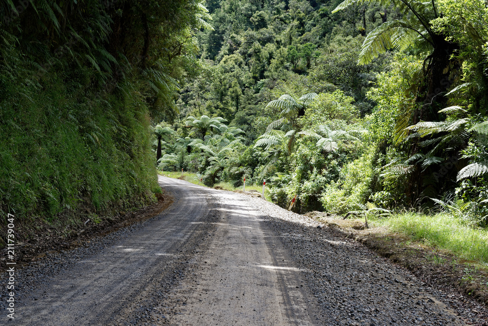 Forgotten World Highway in Taranaki, New Zealand Forgotten World Highway in Taranaki, New Zealand