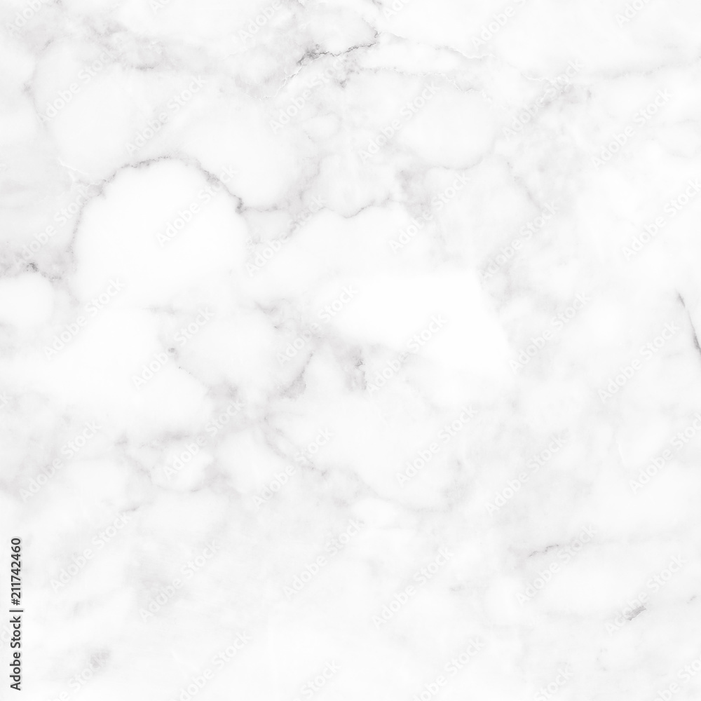 White marble texture pattern. Closeup stone surface natural abstract background.