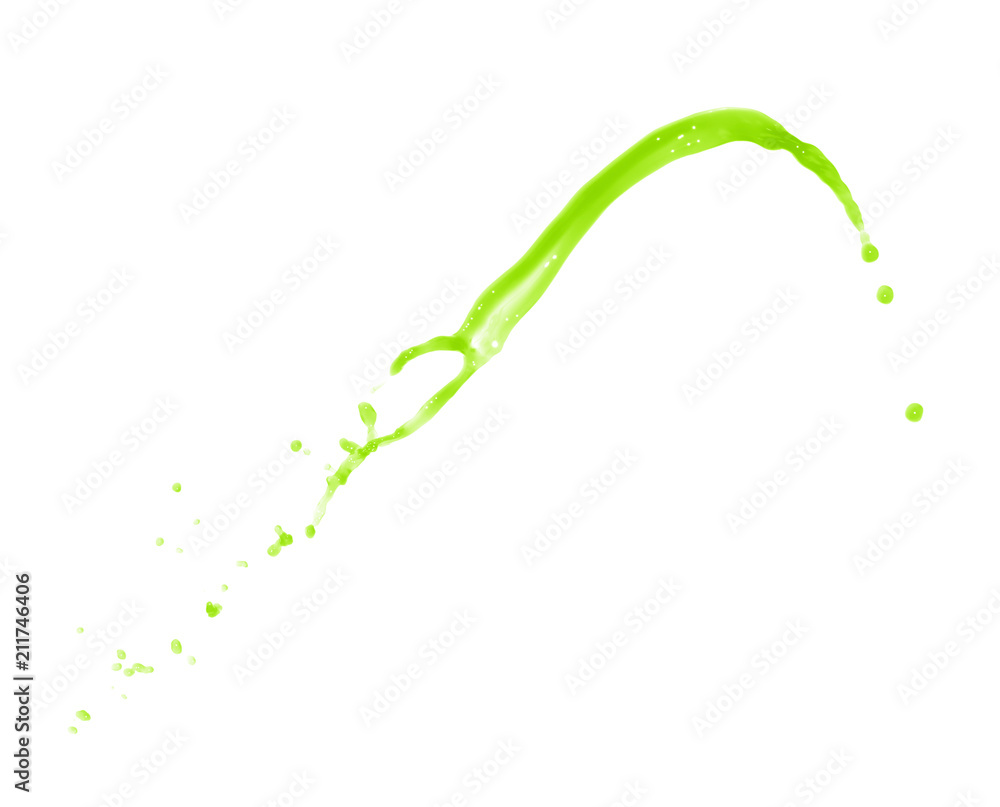 Splash of liquid in motion isolated Splash of liquid in motion isolated