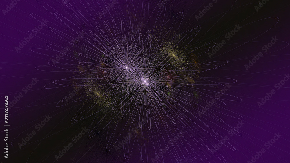 Fototapeta premium abstrakt feuerwerk illustration