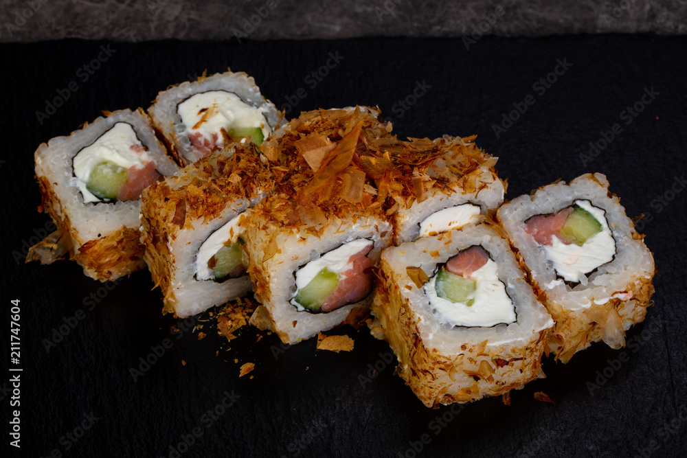 Japanese roll with tuna Japanese roll with tuna