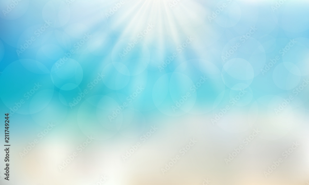 Summer season time on the beach with sunshine day blue sky background. Summer season time on the beach with sunshine day blue sky background.
