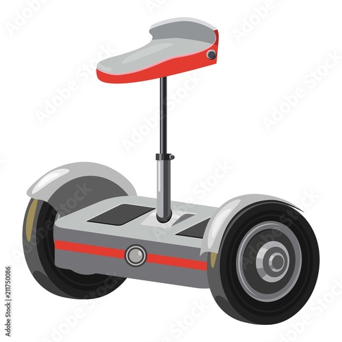 Urban eco vehicle icon. Cartoon illustration of urban eco vehicle vector icon for web design