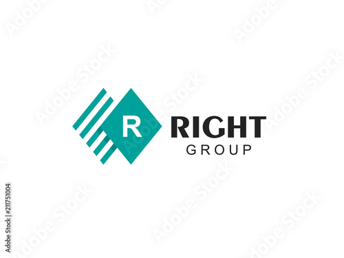 Letter R logo