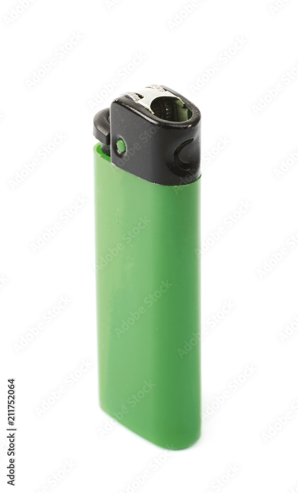 Plastic lighter isolated Plastic lighter isolated