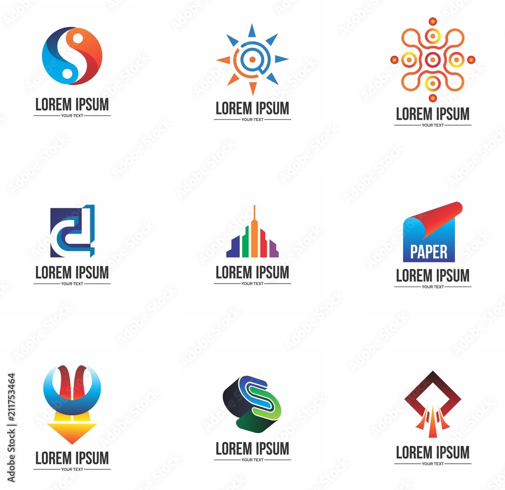 logo set design for company, brand, identity, and collection logo set design for company, brand, identity, and collection