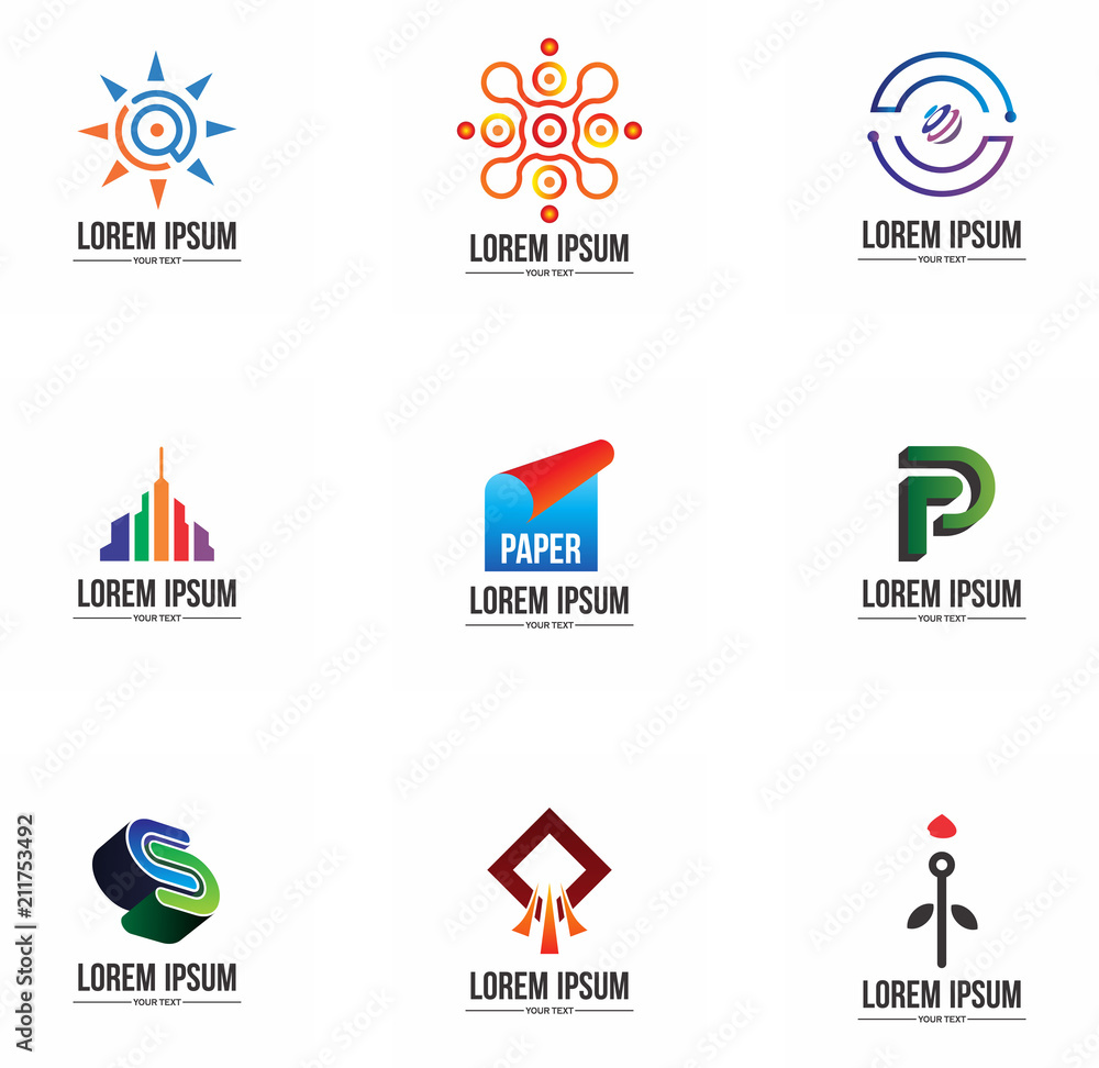 logo set design for company, brand, identity, and collection logo set design for company, brand, identity, and collection
