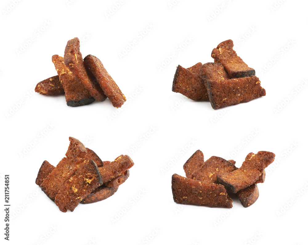 Pile of bread sticks isolated Pile of bread sticks isolated