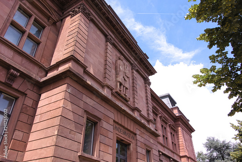 Street photography. The Rheinische Landesmuseum Trier is an archaeological museum in Trier, Germany.