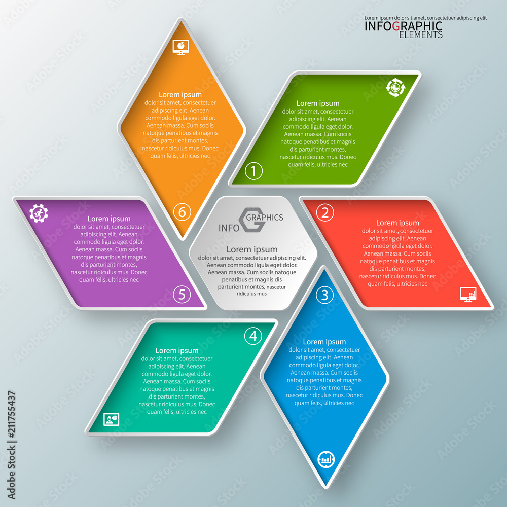Abstract 3D Paper Infographics Abstract 3D Paper Infographics