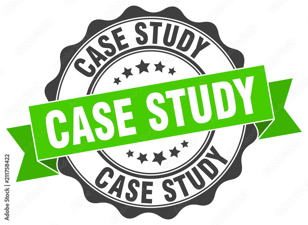 Fototapeta premium case study stamp. sign. seal